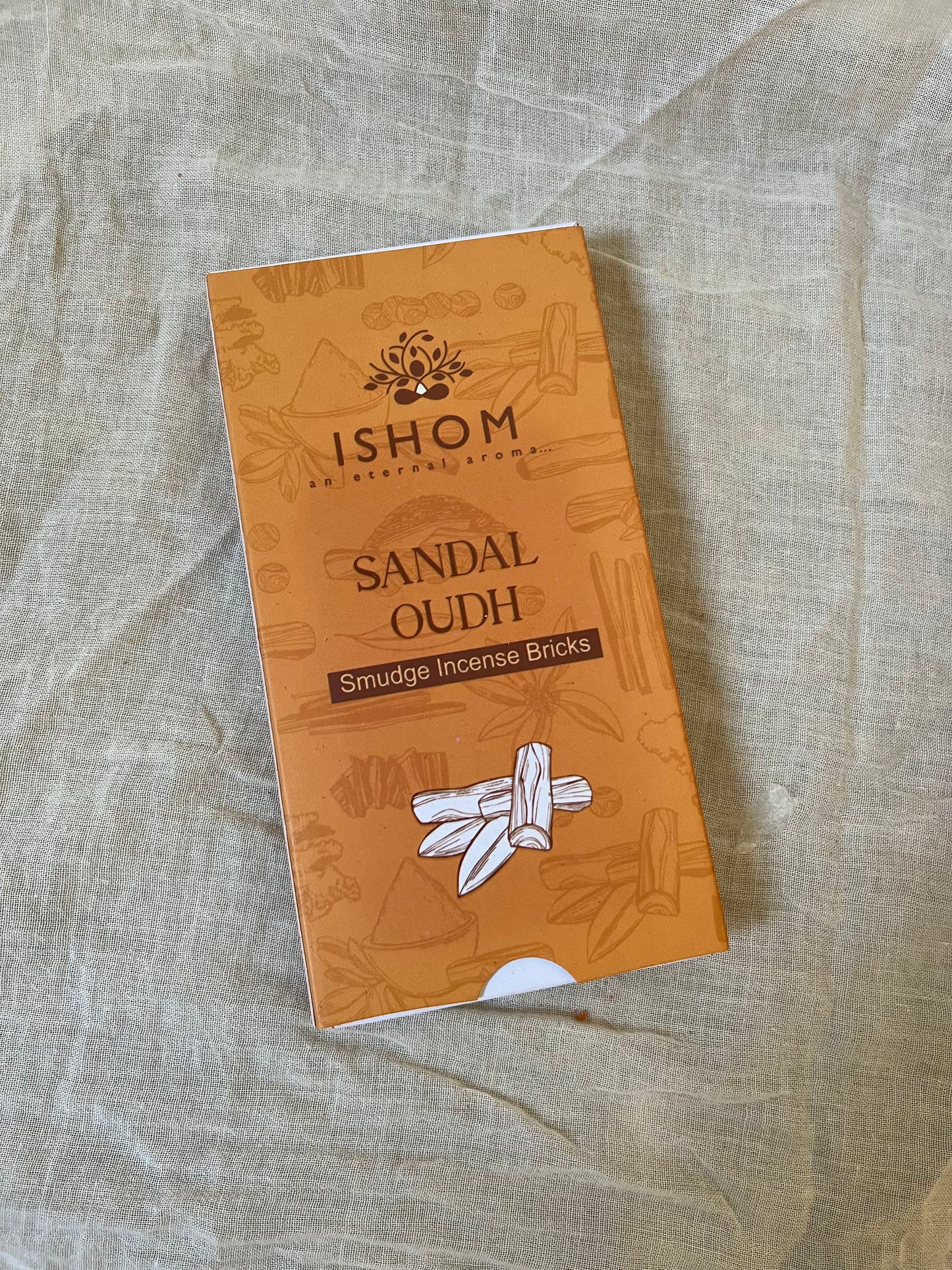 Ladrillos incienso natural de Sándalo