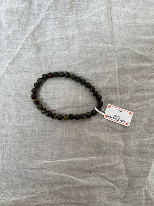 Pulsera de Jaspe de sangre de dragón