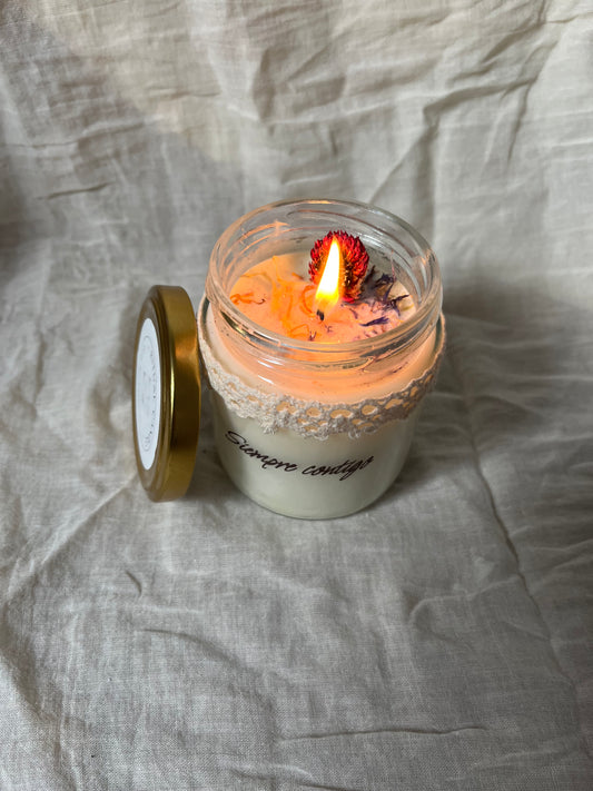 Siempre contigo vela aromática